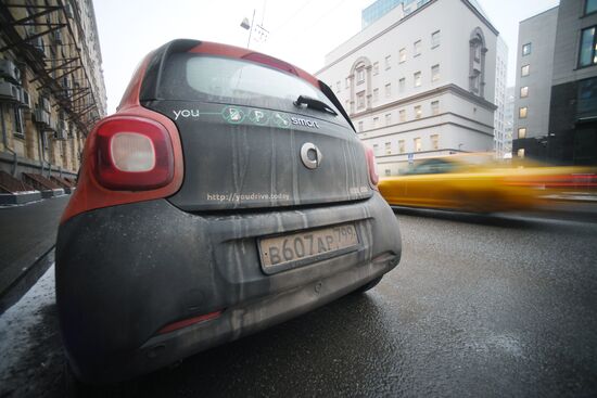 Автомобили каршеринга в Москве