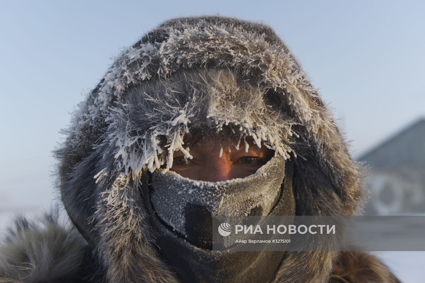 Сильные морозы в Якутии