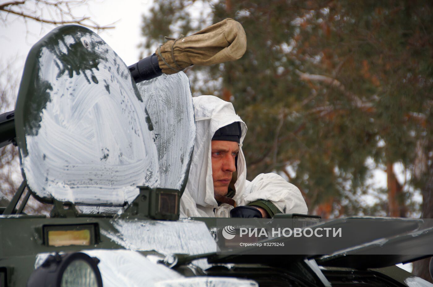 Инженерная рота на линии разграничения в Луганске
