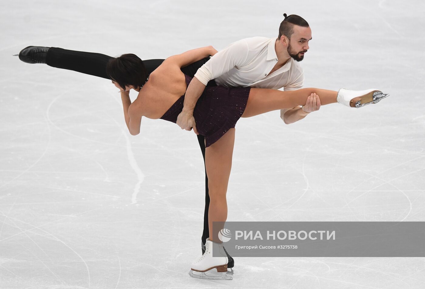 Фигурное катание. Чемпионат Европы. Пары. Короткая программа