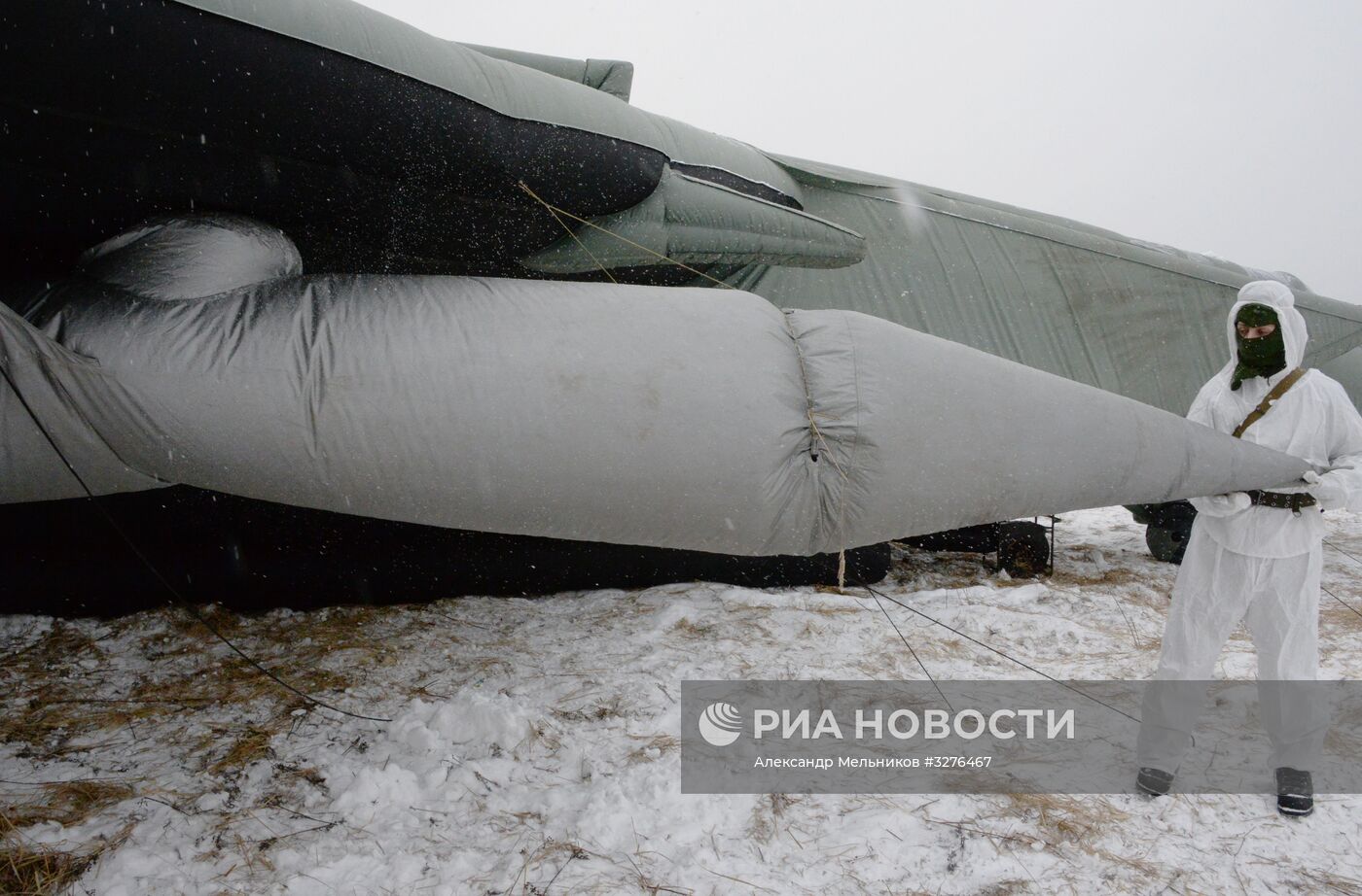 Учения инженерно-маскировочного полка в Московской области