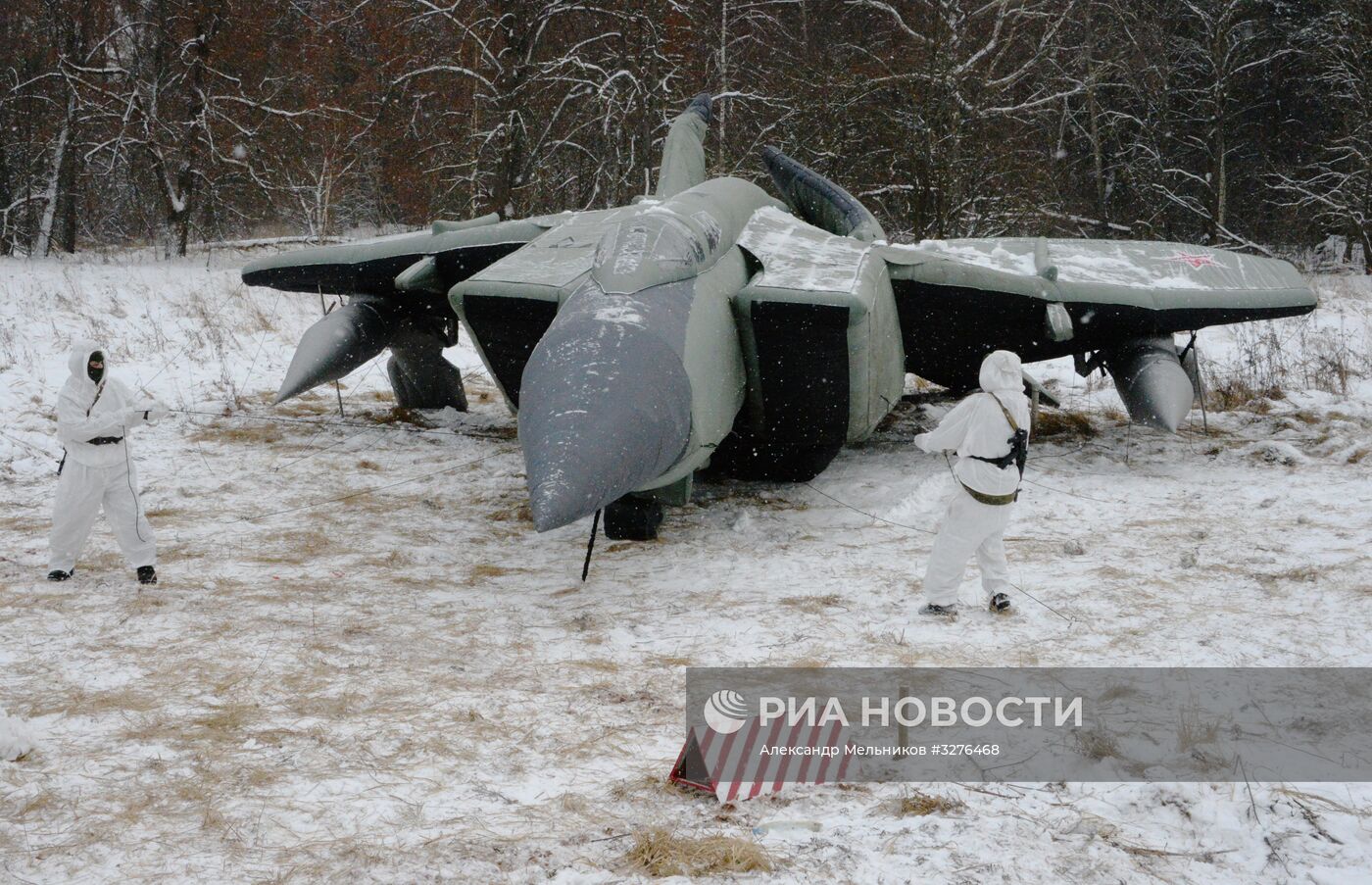 Учения инженерно-маскировочного полка в Московской области
