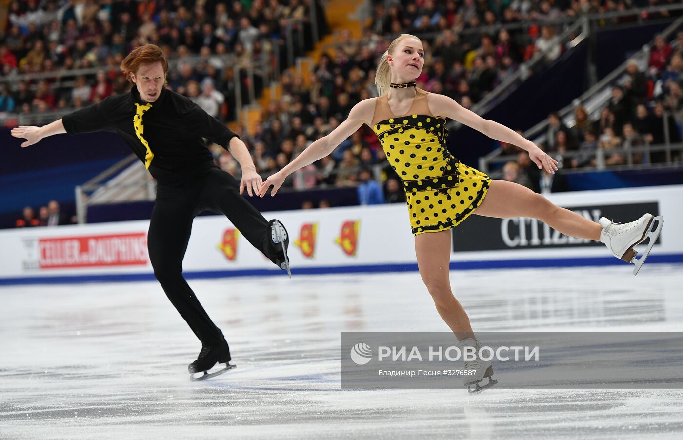 Фигурное катание. Чемпионат Европы. Пары. Произвольная программа