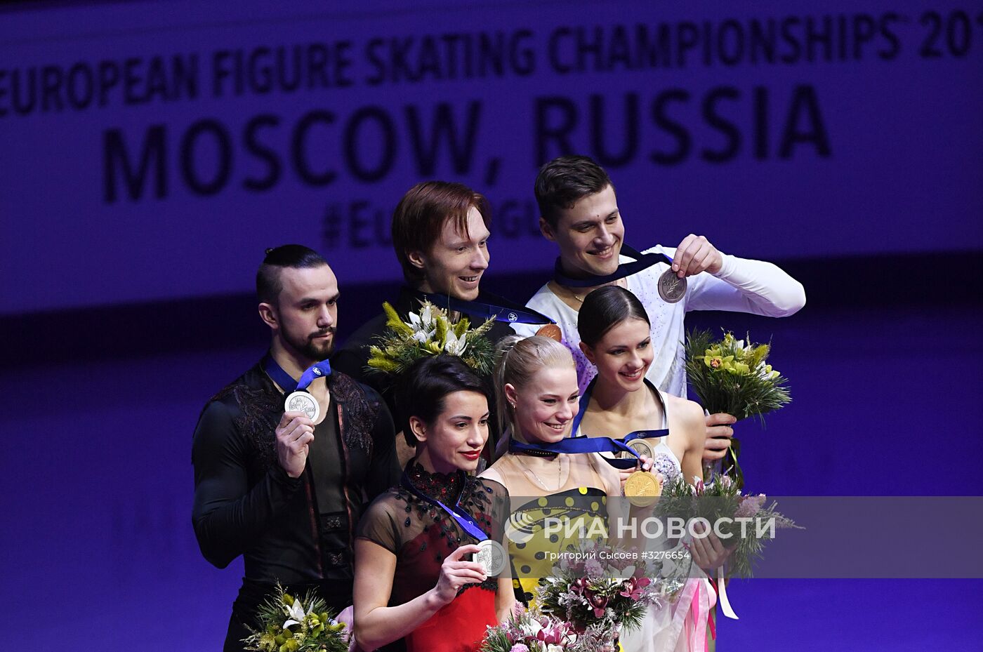Фигурное катание. Чемпионат Европы. Пары. Произвольная программа