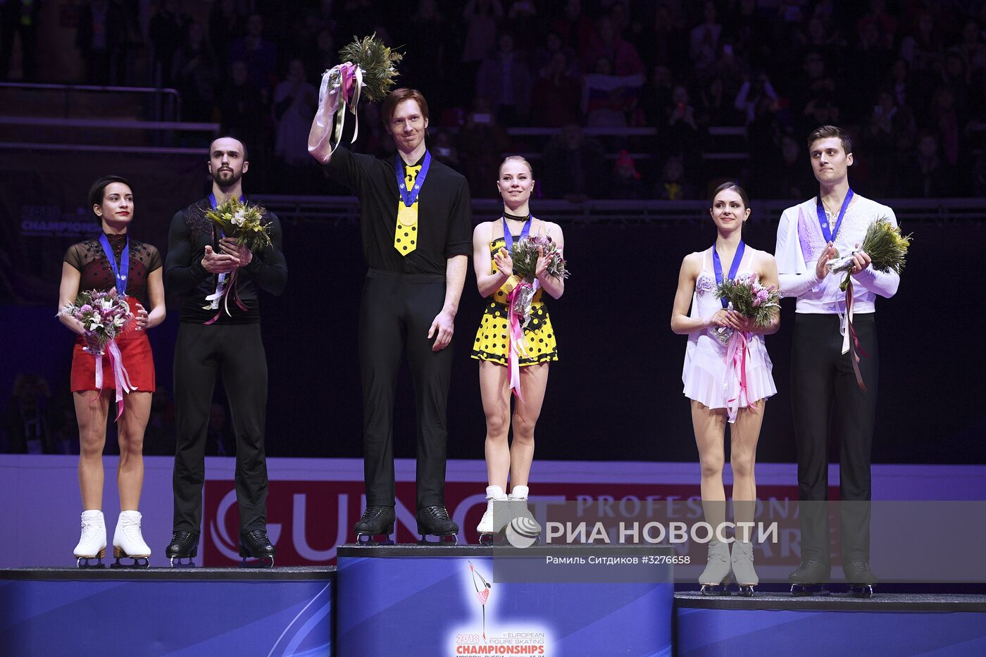 Фигурное катание. Чемпионат Европы. Пары. Произвольная программа