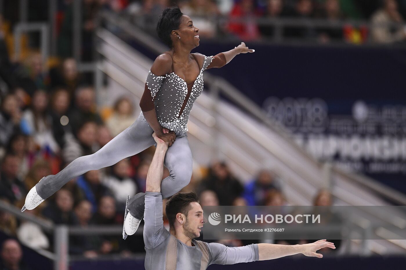 Фигурное катание. Чемпионат Европы. Пары. Произвольная программа