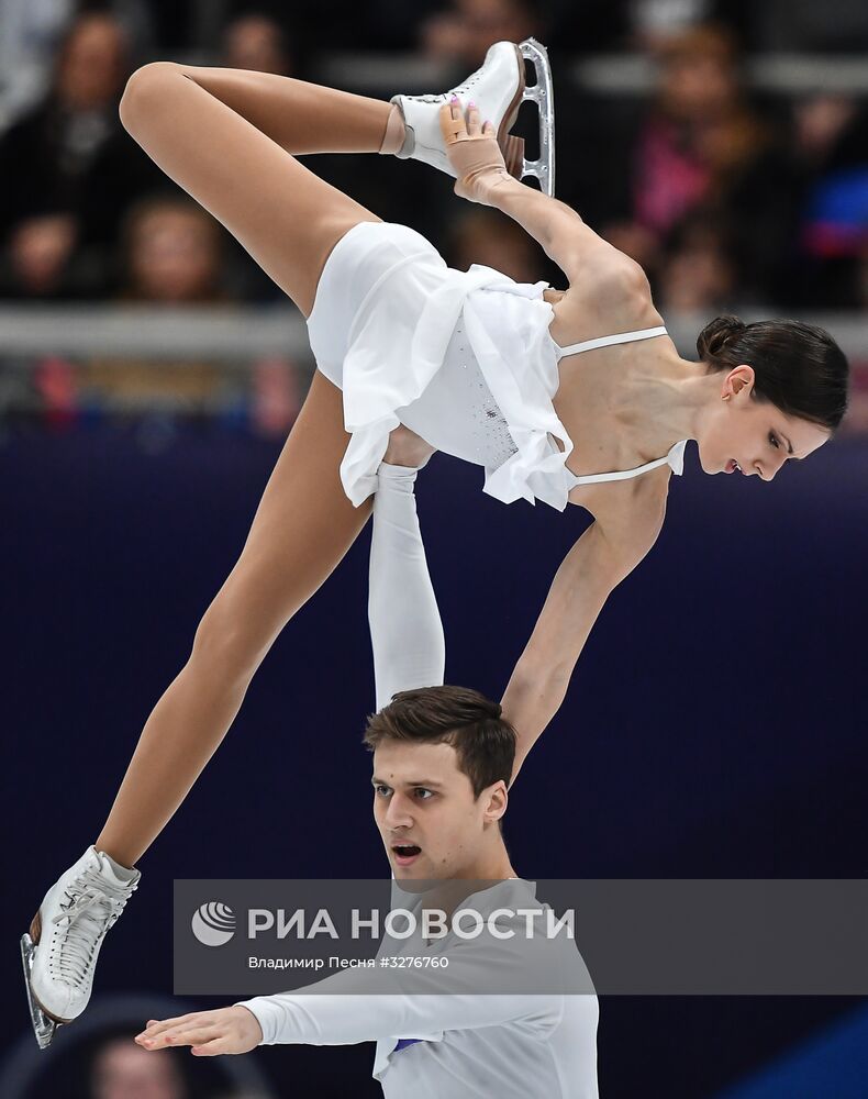 Фигурное катание. Чемпионат Европы. Пары. Произвольная программа