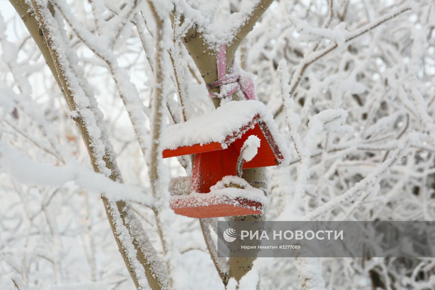 Сильные морозы в Норильске