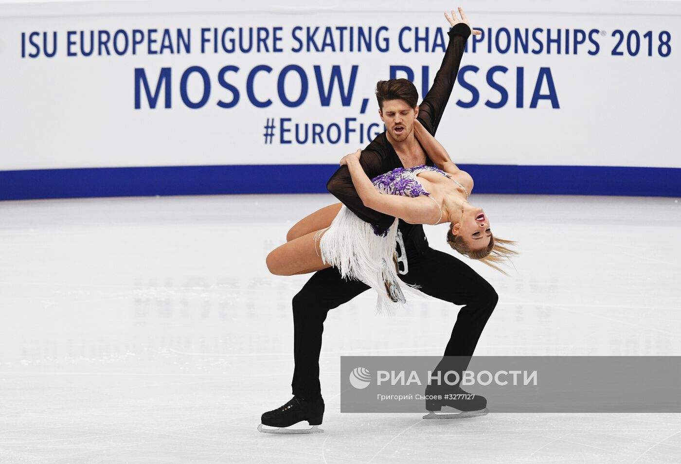 Фигурное катание. Чемпионат Европы. Танцы. Короткая программа