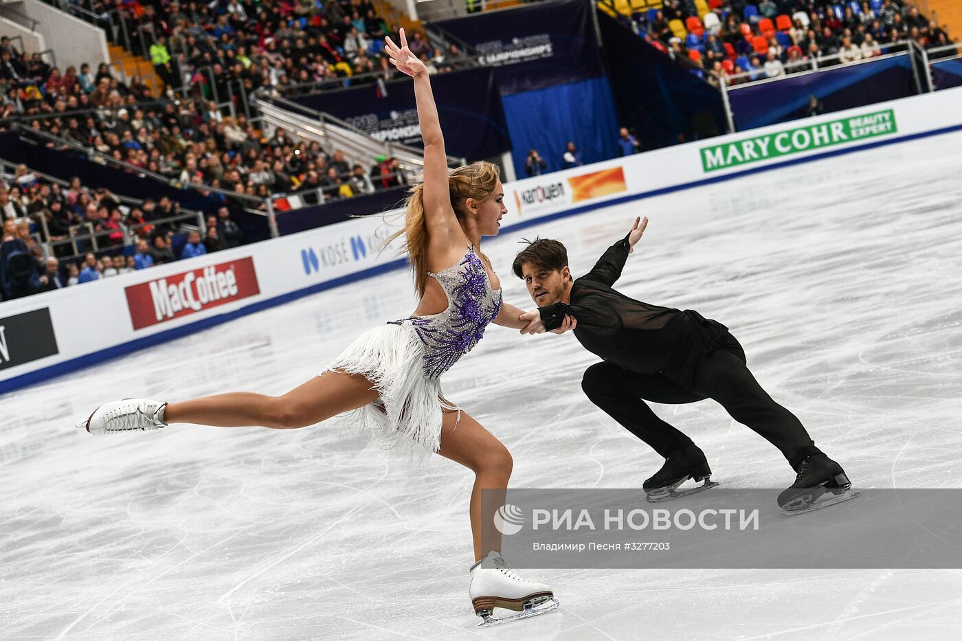 Фигурное катание. Чемпионат Европы. Танцы. Короткая программа