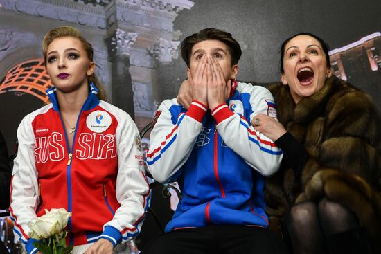 Фигурное катание. Чемпионат Европы. Танцы. Короткая программа