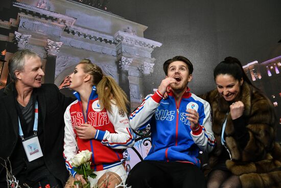 Фигурное катание. Чемпионат Европы. Танцы. Короткая программа