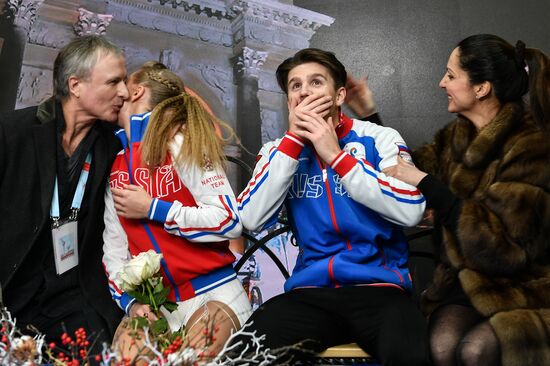 Фигурное катание. Чемпионат Европы. Танцы. Короткая программа