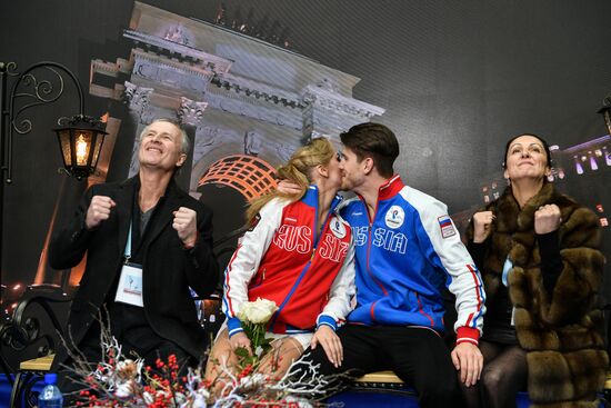 Фигурное катание. Чемпионат Европы. Танцы. Короткая программа