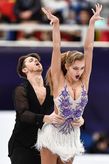 Фигурное катание. Чемпионат Европы. Танцы. Короткая программа