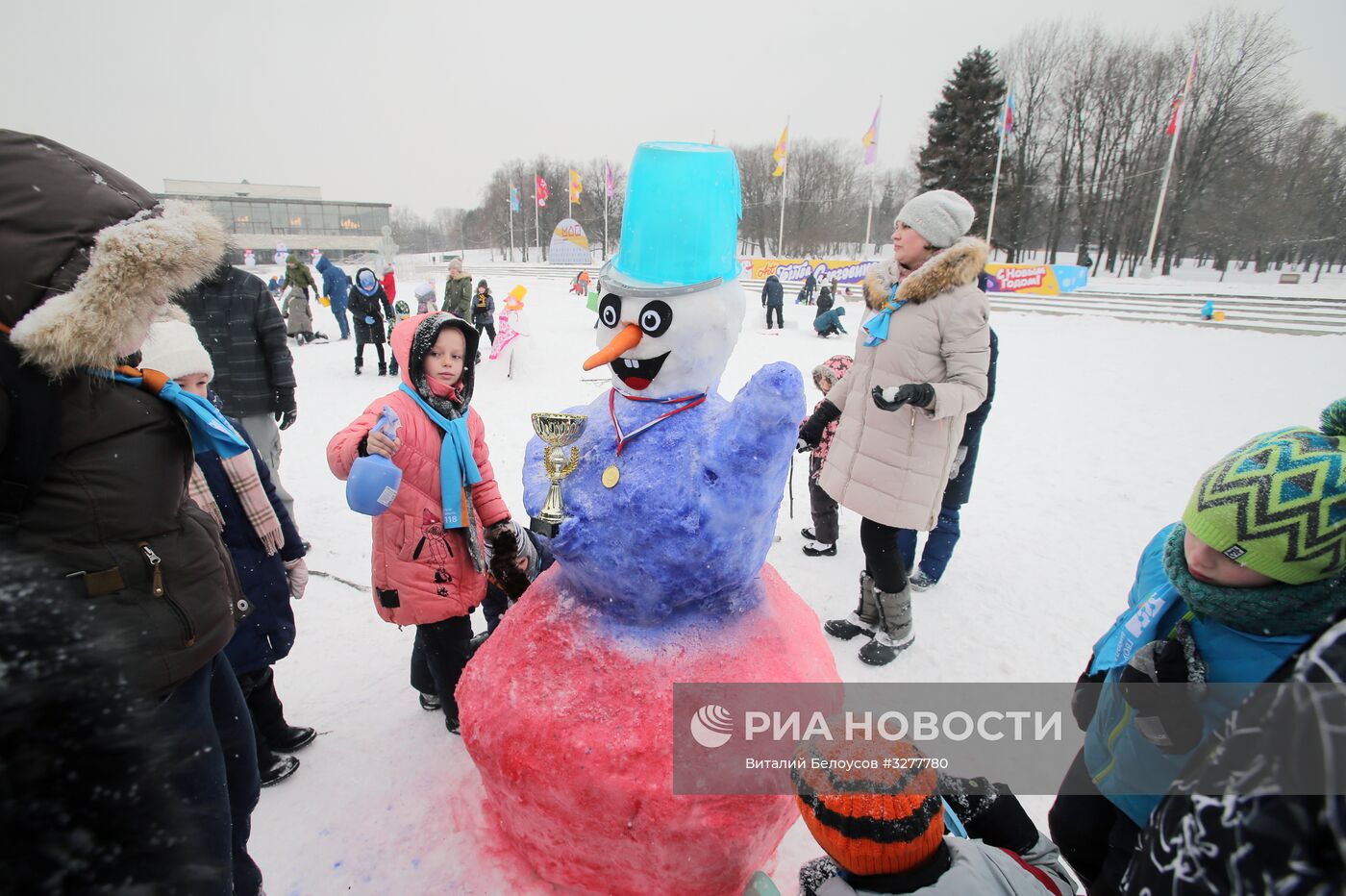 Фестиваль "Арт-битва снеговиков"