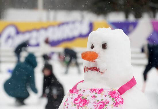 Фестиваль "Арт-битва снеговиков"