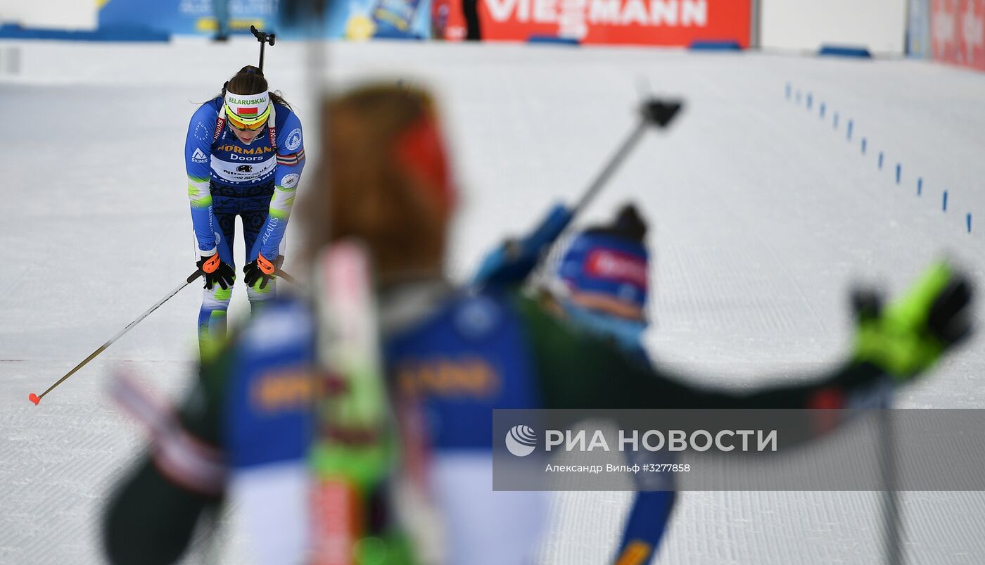 Биатлон. VI этап Кубка мира. Женщины. Гонка преследования