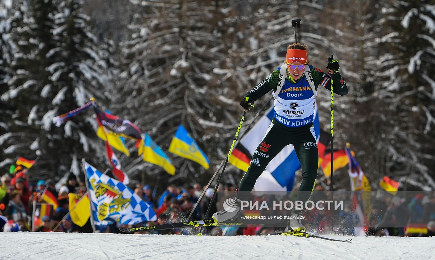 Биатлон. VI этап Кубка мира. Женщины. Гонка преследования