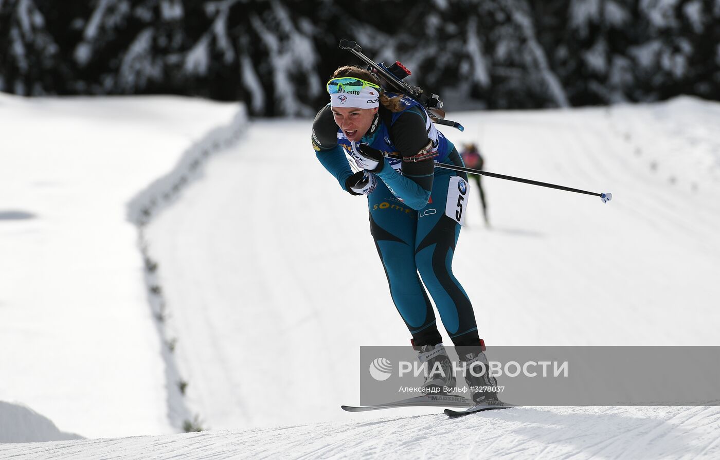 Биатлон. VI этап Кубка мира. Женщины. Гонка преследования