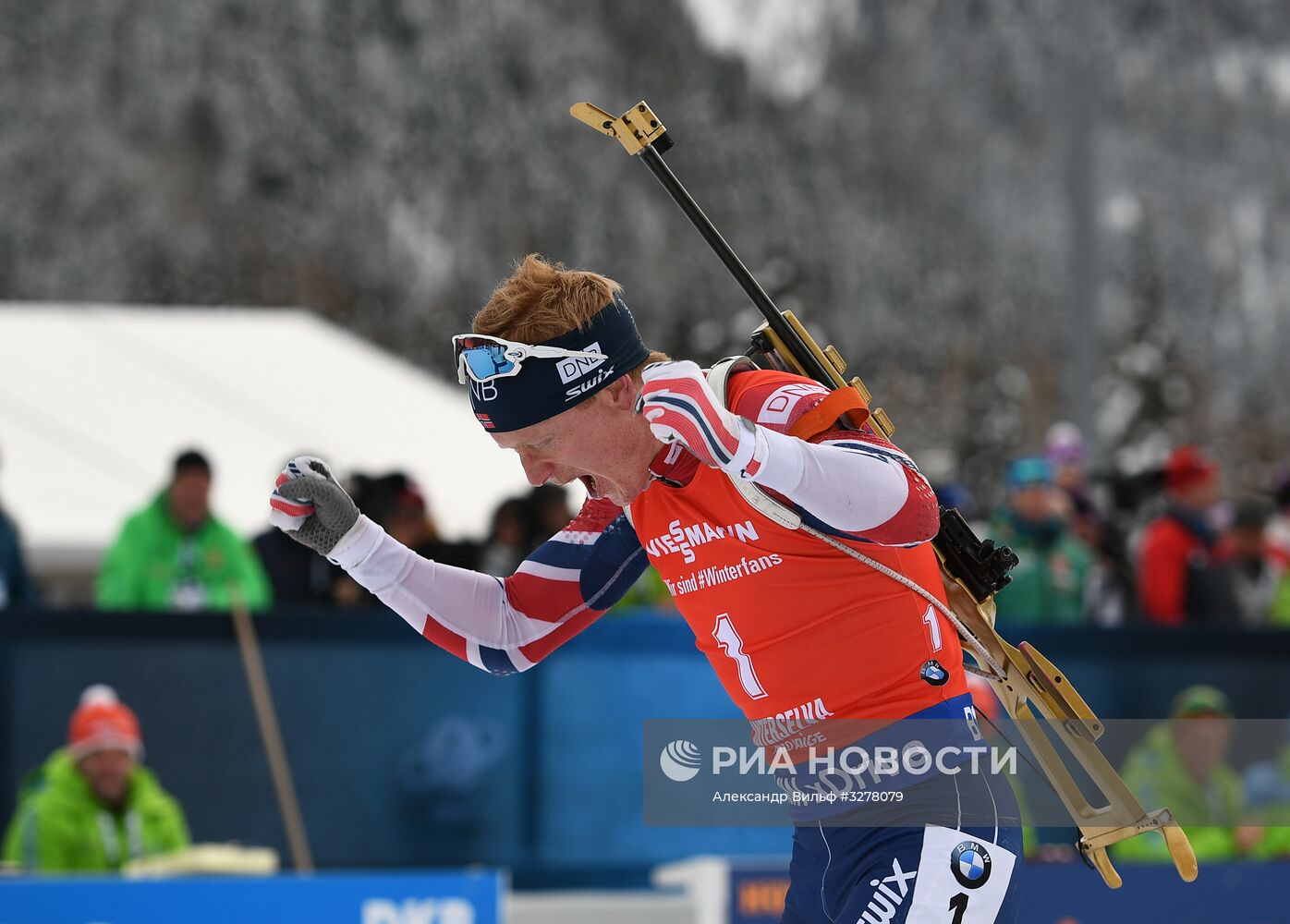 Биатлон. VI этап Кубка мира. Мужчины. Гонка преследования