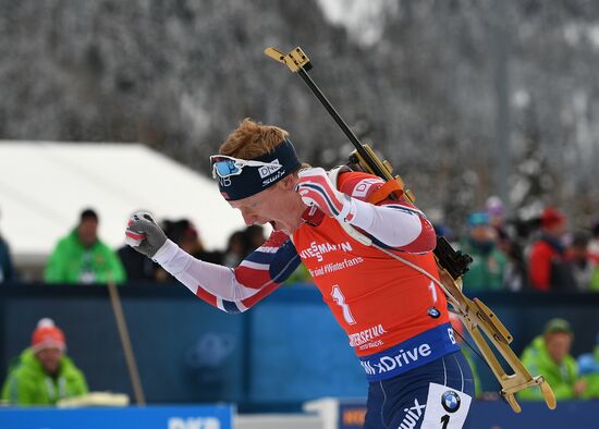 Биатлон. VI этап Кубка мира. Мужчины. Гонка преследования