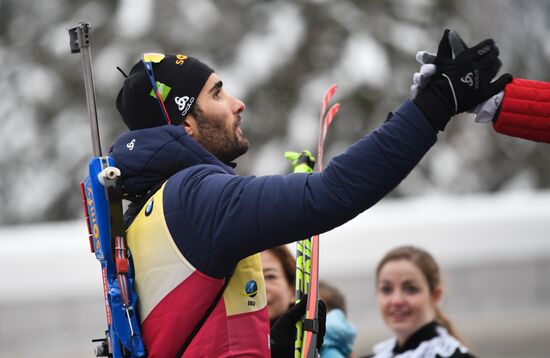 Биатлон. VI этап Кубка мира. Мужчины. Гонка преследования