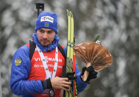 Биатлон. VI этап Кубка мира. Мужчины. Гонка преследования