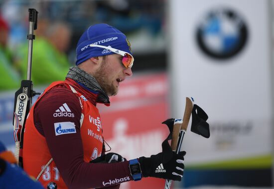 Биатлон. VI этап Кубка мира. Мужчины. Гонка преследования