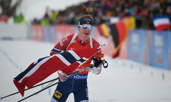 Биатлон. VI этап Кубка мира. Мужчины. Гонка преследования