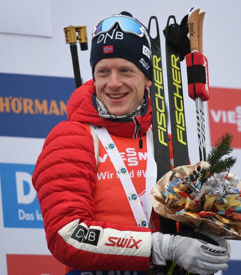 Биатлон. VI этап Кубка мира. Мужчины. Гонка преследования