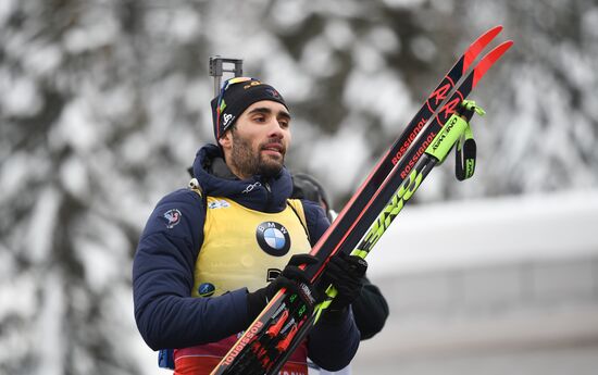 Биатлон. VI этап Кубка мира. Мужчины. Гонка преследования