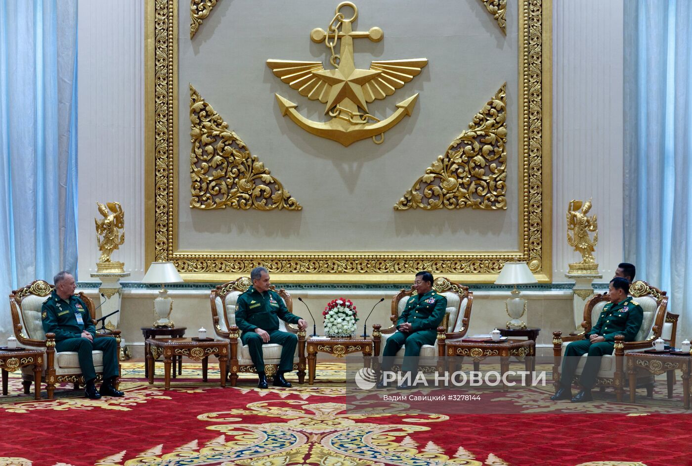 Официальный визит министра обороны РФ С. Шойгу в Мьянму