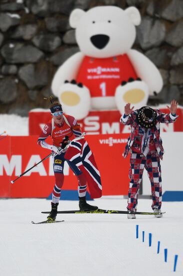 Биатлон. VI этап Кубка мира. Мужчины. Гонка преследования