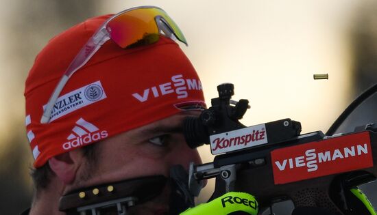 Биатлон. VI этап Кубка мира. Мужчины. Гонка преследования