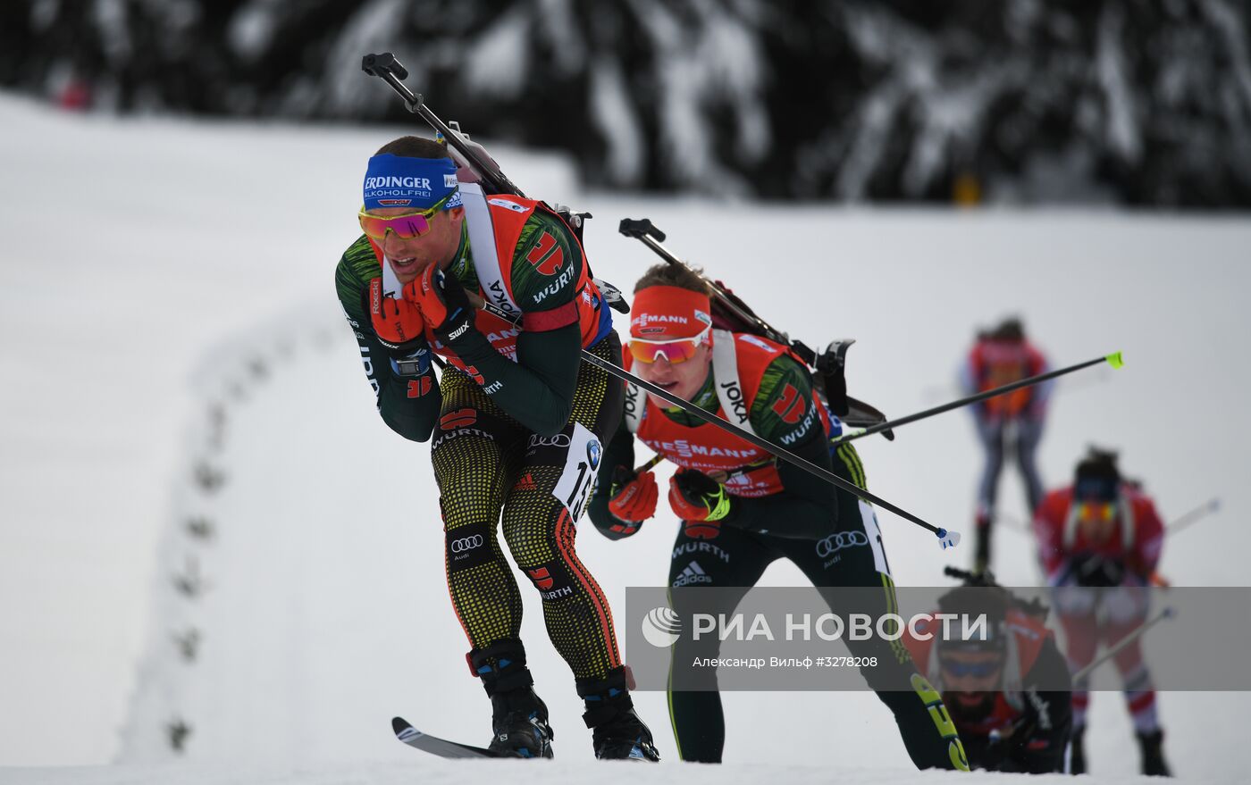 Биатлон. VI этап Кубка мира. Мужчины. Гонка преследования