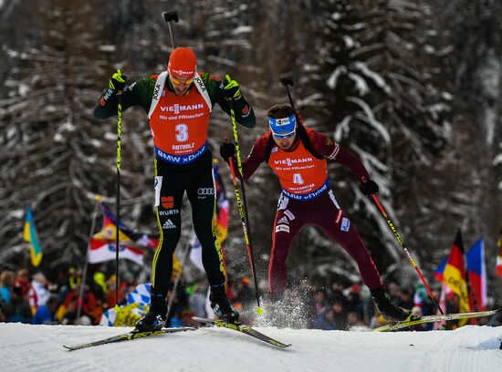 Биатлон. VI этап Кубка мира. Мужчины. Гонка преследования