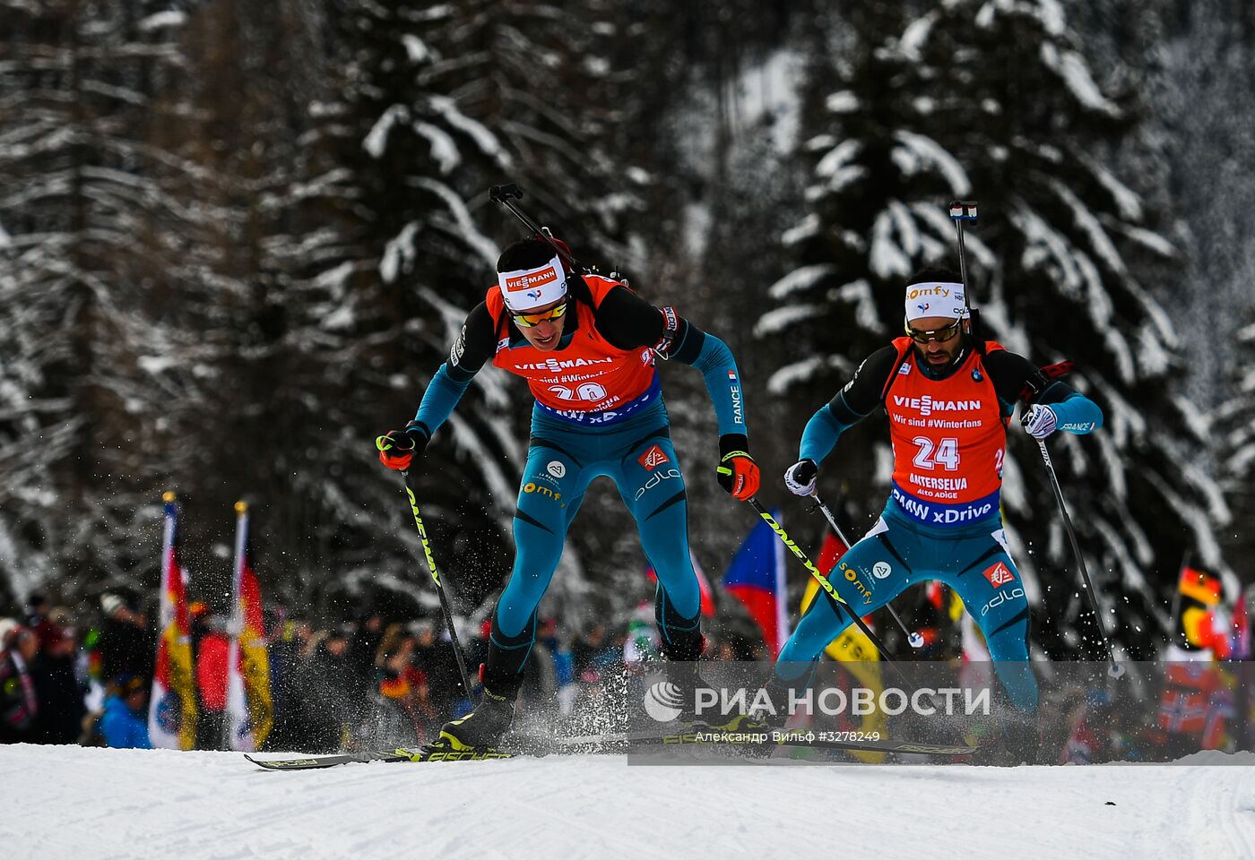 Биатлон. VI этап Кубка мира. Мужчины. Гонка преследования
