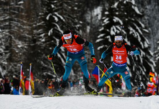 Биатлон. VI этап Кубка мира. Мужчины. Гонка преследования