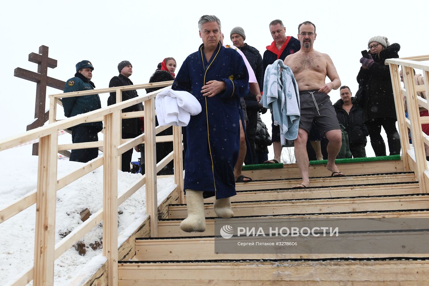 Поездка посла США в РФ Д. Хантсмана в Новоиерусалимский монастырь