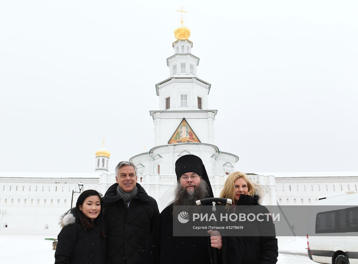 Поездка посла США в РФ Д. Хантсмана в Новоиерусалимский монастырь