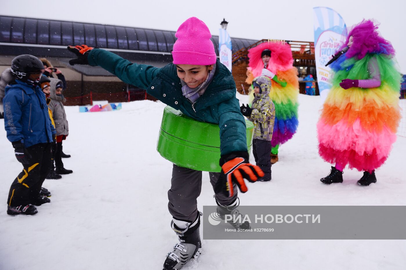 "День снега" на горнолыжных курортах в Сочи