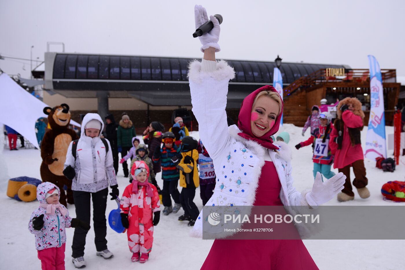 "День снега" на горнолыжных курортах в Сочи