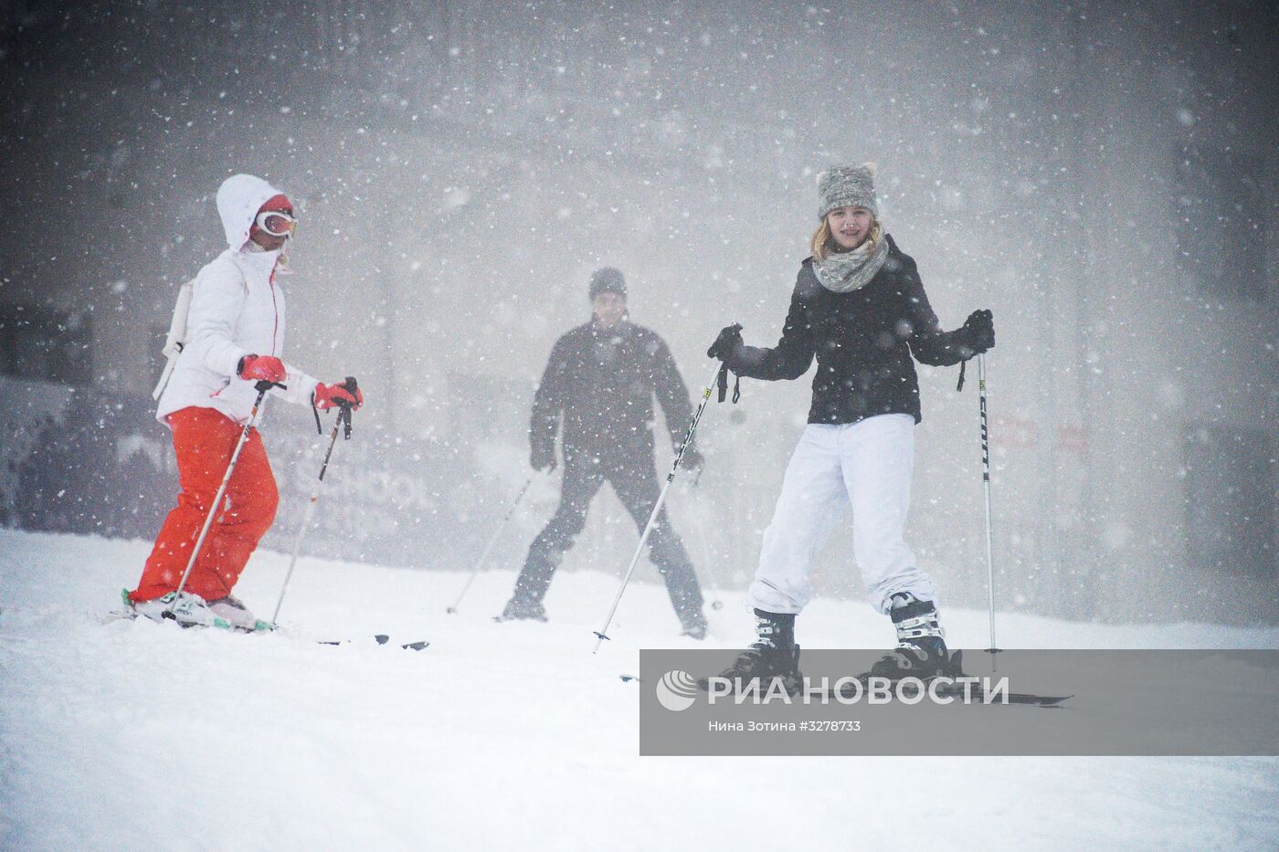 "День снега" на горнолыжных курортах в Сочи