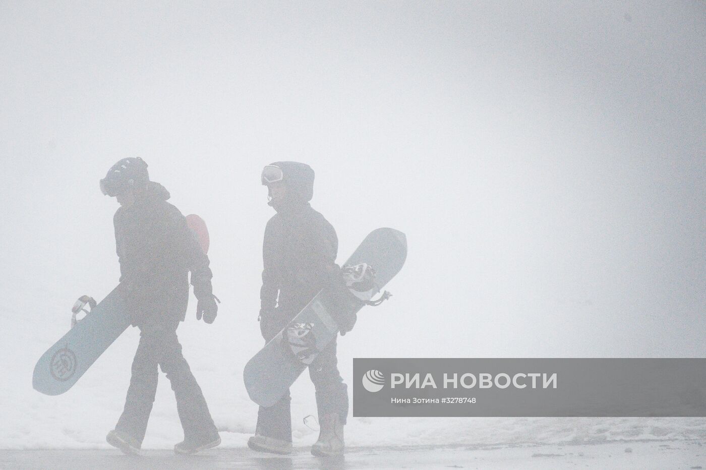 "День снега" на горнолыжных курортах в Сочи