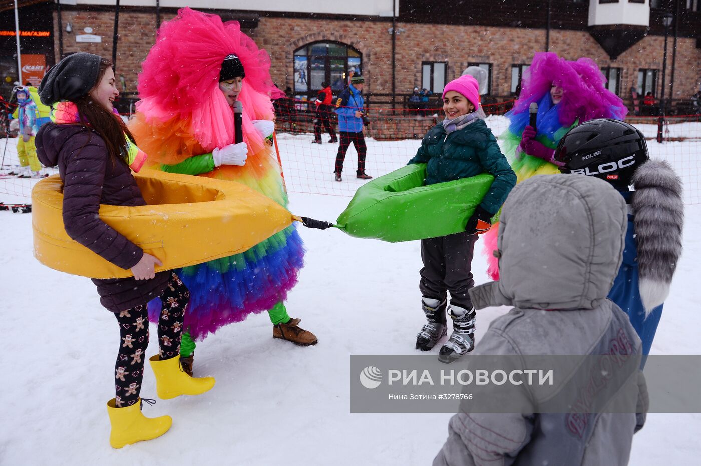 "День снега" на горнолыжных курортах в Сочи