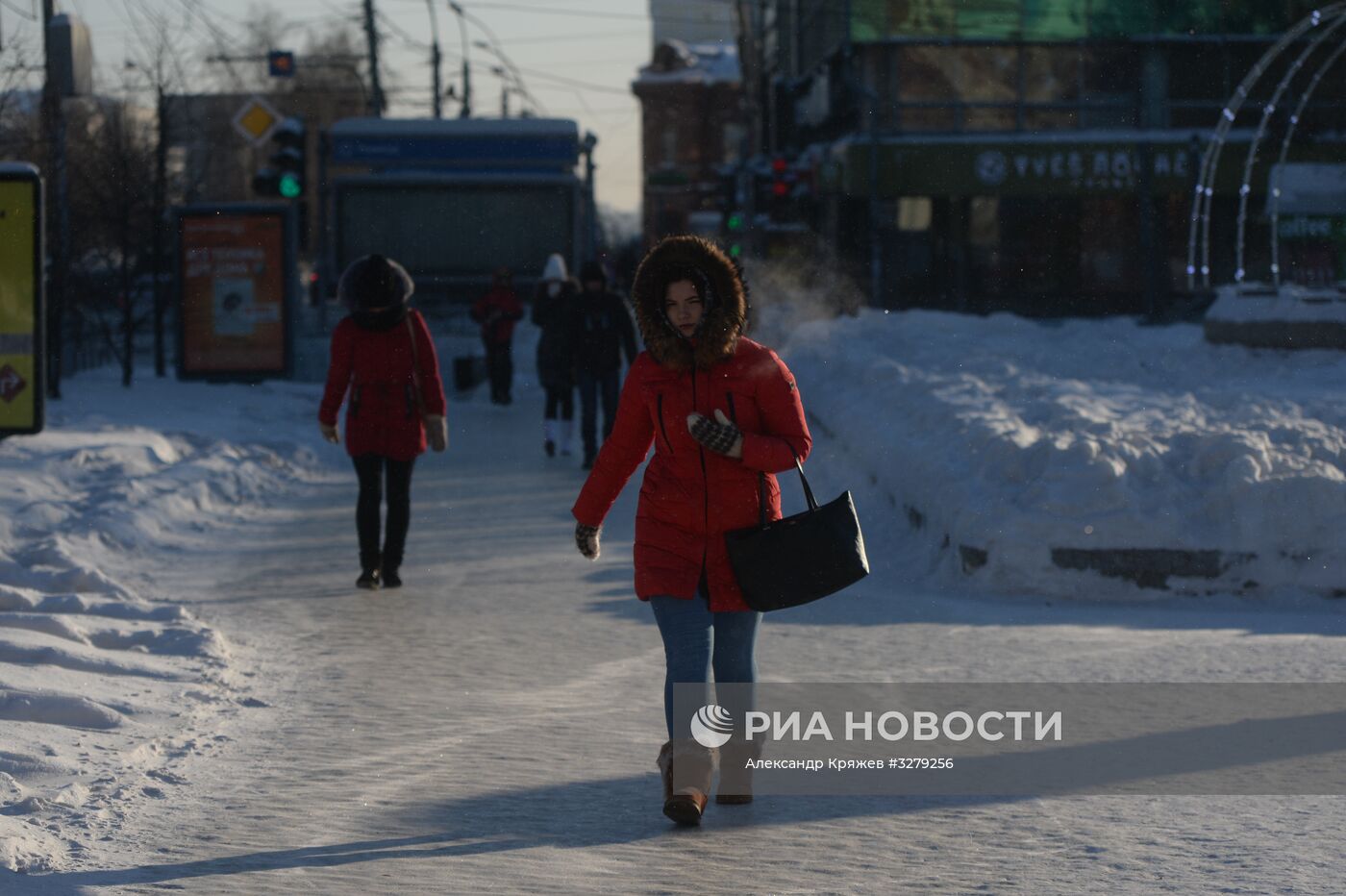 Морозы в Новосибирске