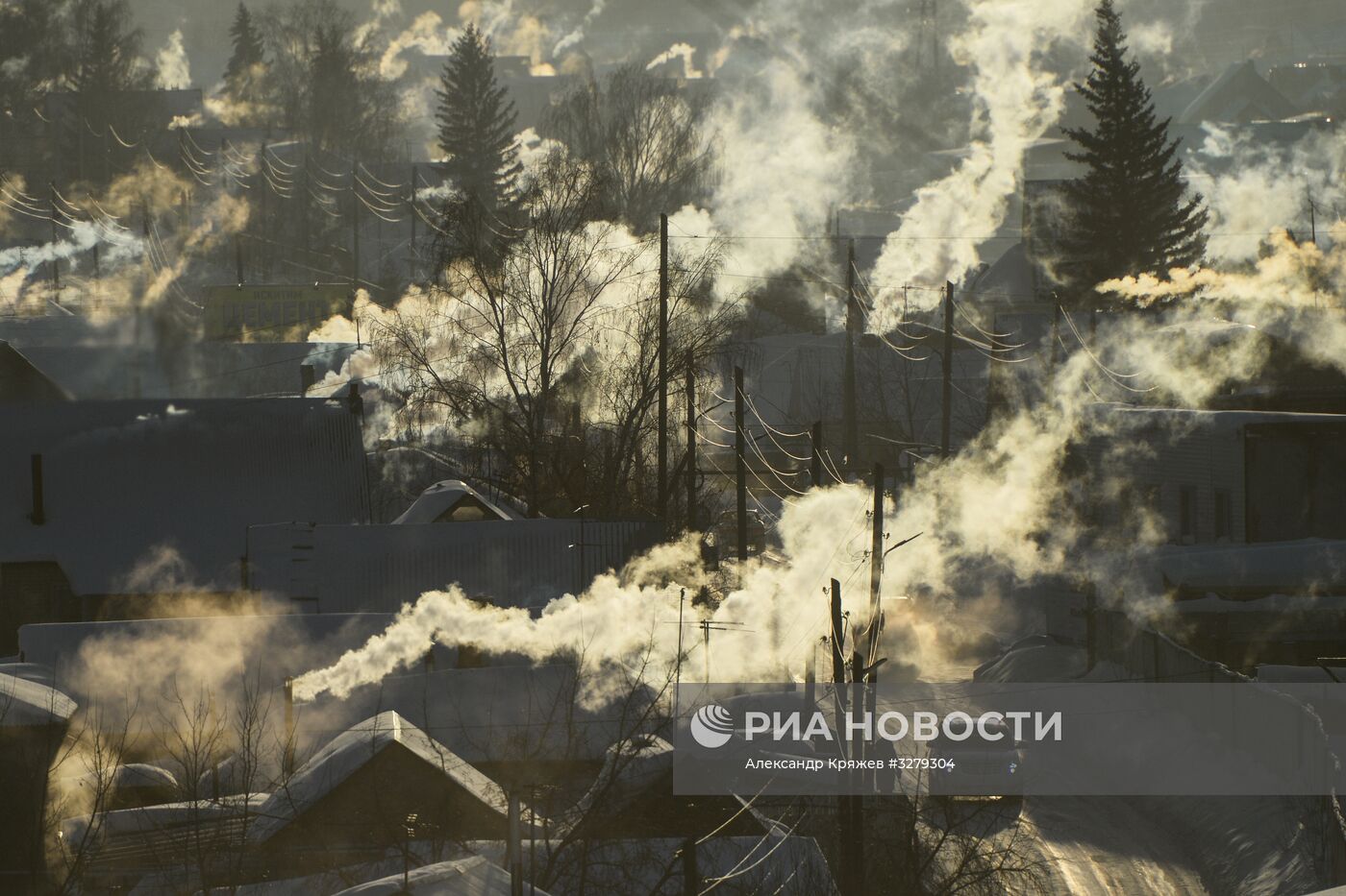 Морозы в Новосибирске