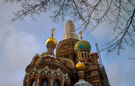 Реставрация храма Спаса на Крови в Санкт-Петербурге