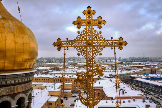 Реставрация храма Спаса на Крови в Санкт-Петербурге